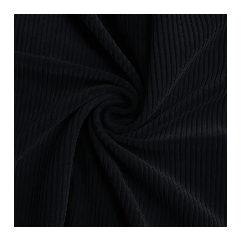 pre order- czarny-sztruks bawełniany 260g