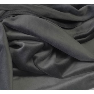 Ciemny Stalowy - Welur Soft 260g/m2